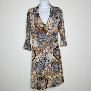 Intimates By Rag Womens Crossover Dress Size S Flutter Sleeve Whimsigoth Y2K